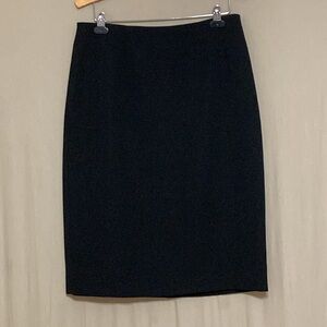 Evan Picone black midi pencil skirt / suit separate Size 12